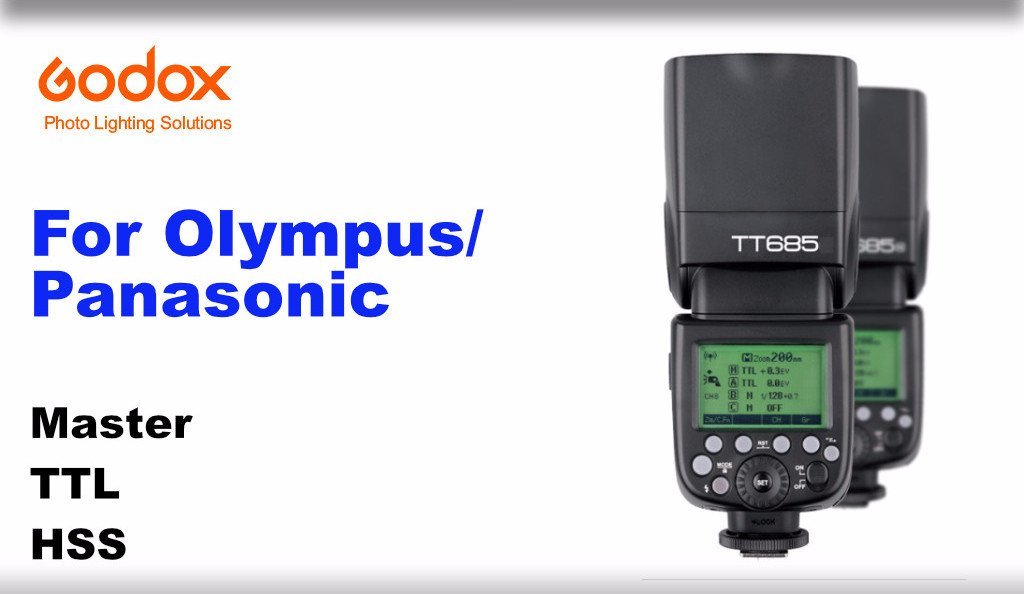 Godox TT685O Olympus Panasonic TTL HSS 1/8000s Flash for Olympus/Panasonic - Arahan Photo