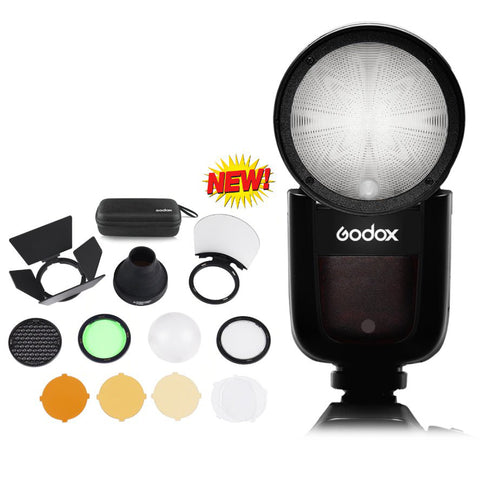 Godox V1 Round Head Flash Package Deal 1 – Arahan Photo