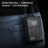 Godox WMicS1 Kit 1 Wireless Omni Lavalier Microphone System - Arahan Photo