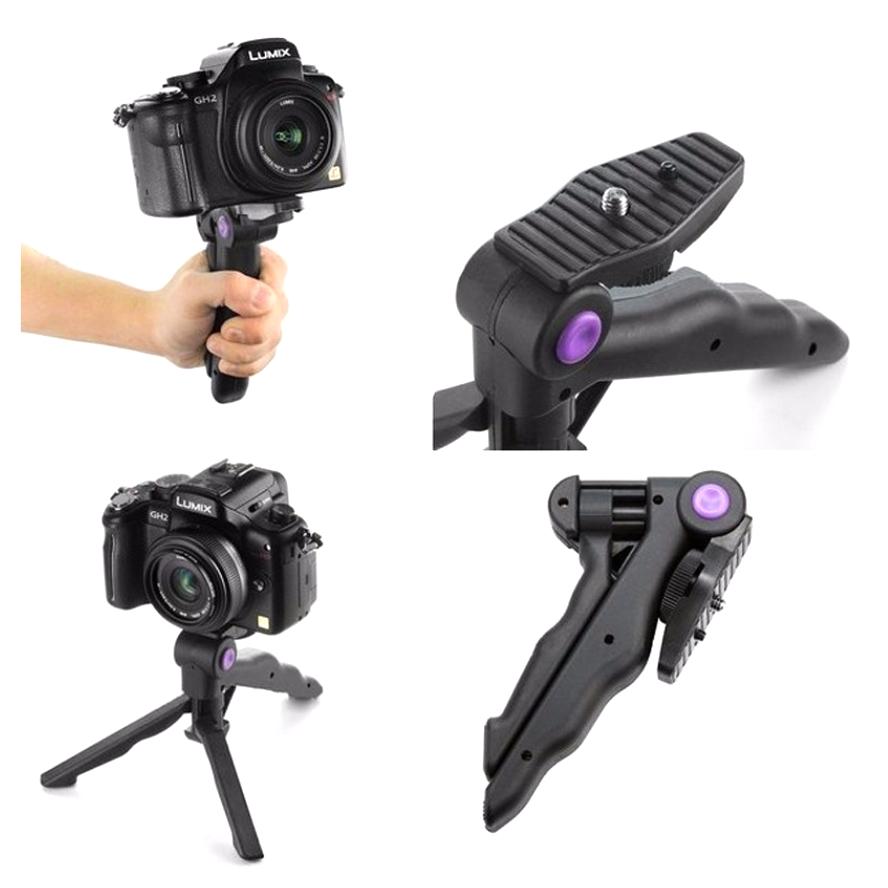 Portable Mini Camera Table Tripod & Handheld Grip Video Stabilizer - Arahan Photo