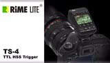 RimeLite TS-4 2.4Ghz TTL HSS Trigger for i-4 TTL Flash - Arahan Photo