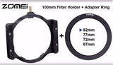 Zomei 100mm Filter Holder and Adapter Ring Combo Set - Arahan Photo