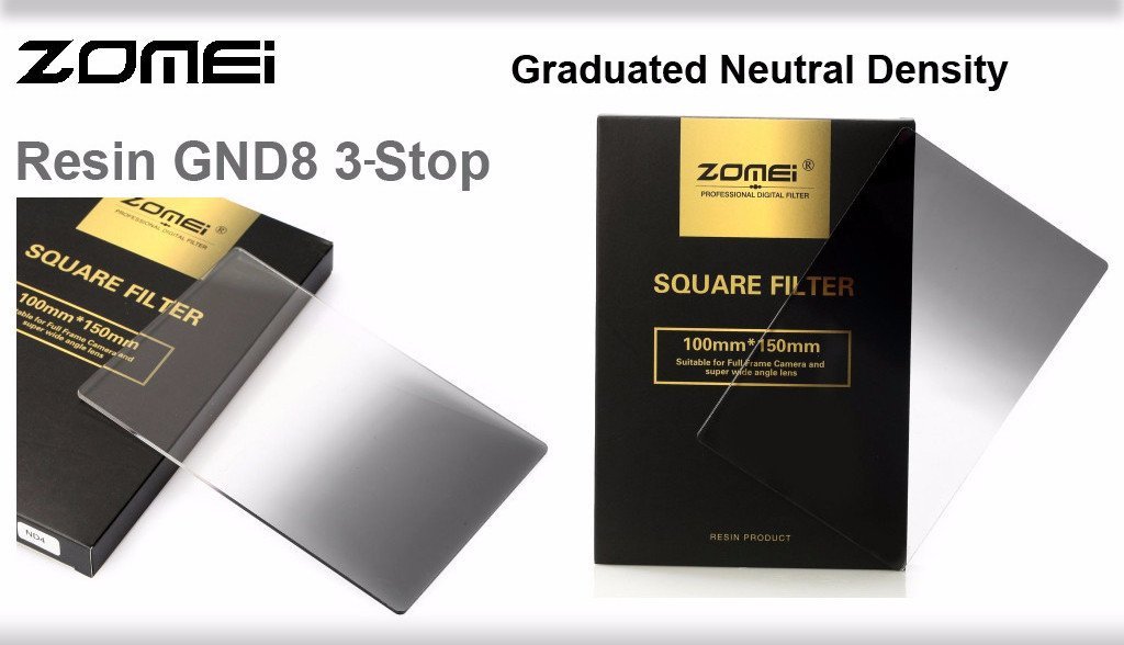 Zomei Resin Graduated ND 0.9 Soft GND8 Filter for 100mm Holder - Arahan Photo